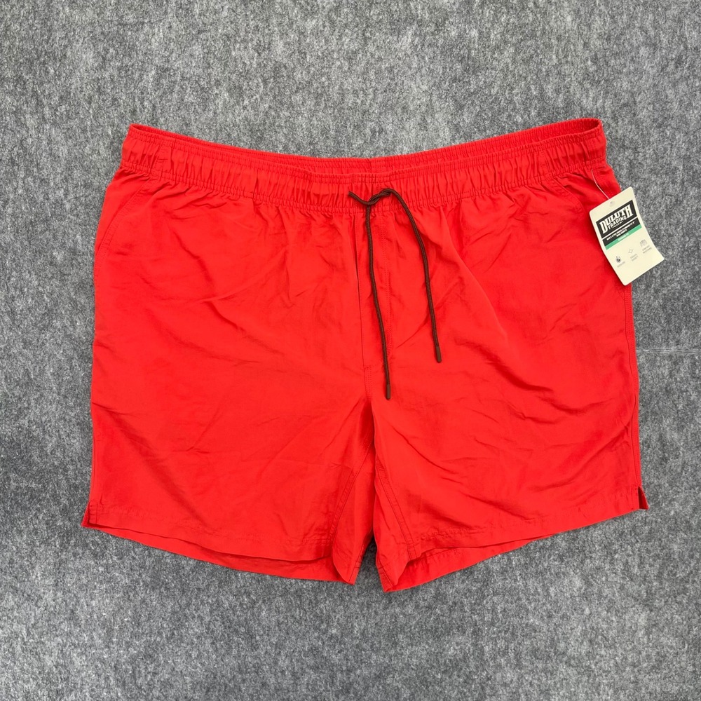 Duluth Trading Co Shorts Mens 2XL After Hours Standard Fit 6 Inch Grab Red New